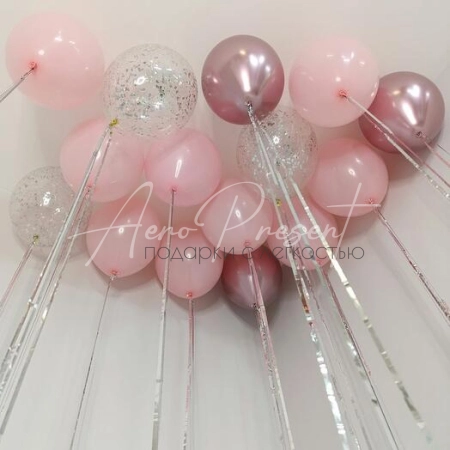 Розово-Серебристый микс Розово-Серебристый микс