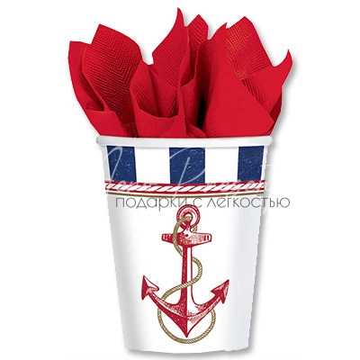 Стакан Морская 270мл 8шт