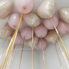 Микс из 15 воздушных шаров "Пудровый"
