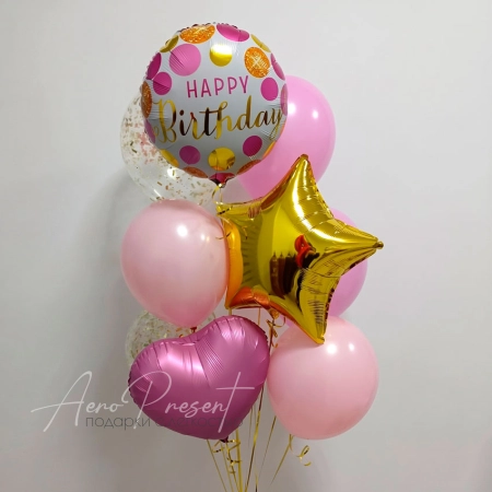 "Лаура", фонтан из шаров