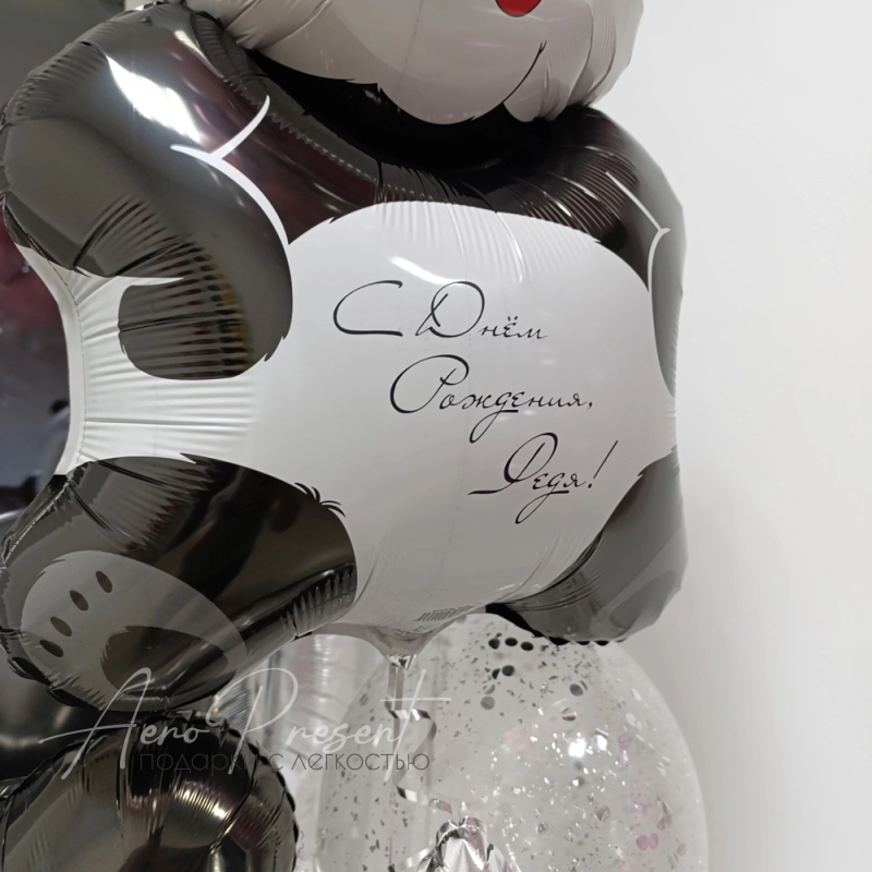 Набор воздушных шаров "Панда поздравляет"