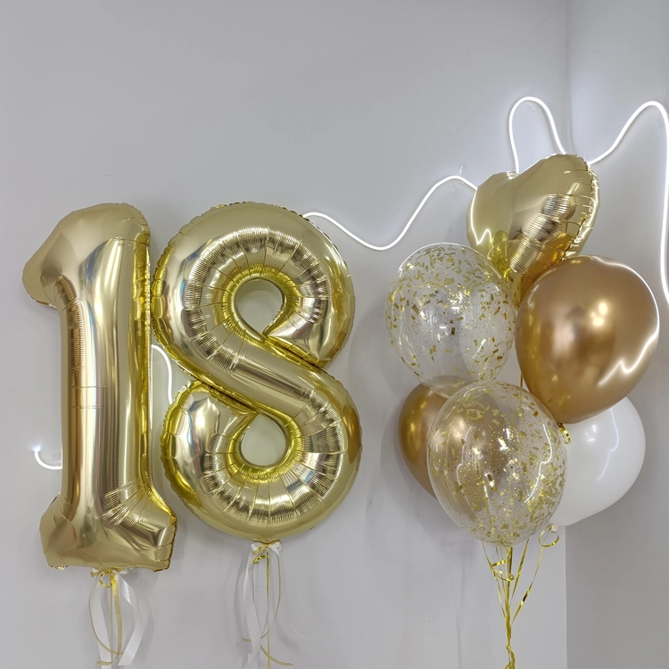 Набор воздушных шаров "Золотой блик"