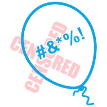 Шарики с оскорблениями Шарики с оскорблениями