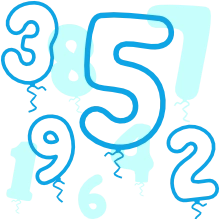 Шарики – цифры