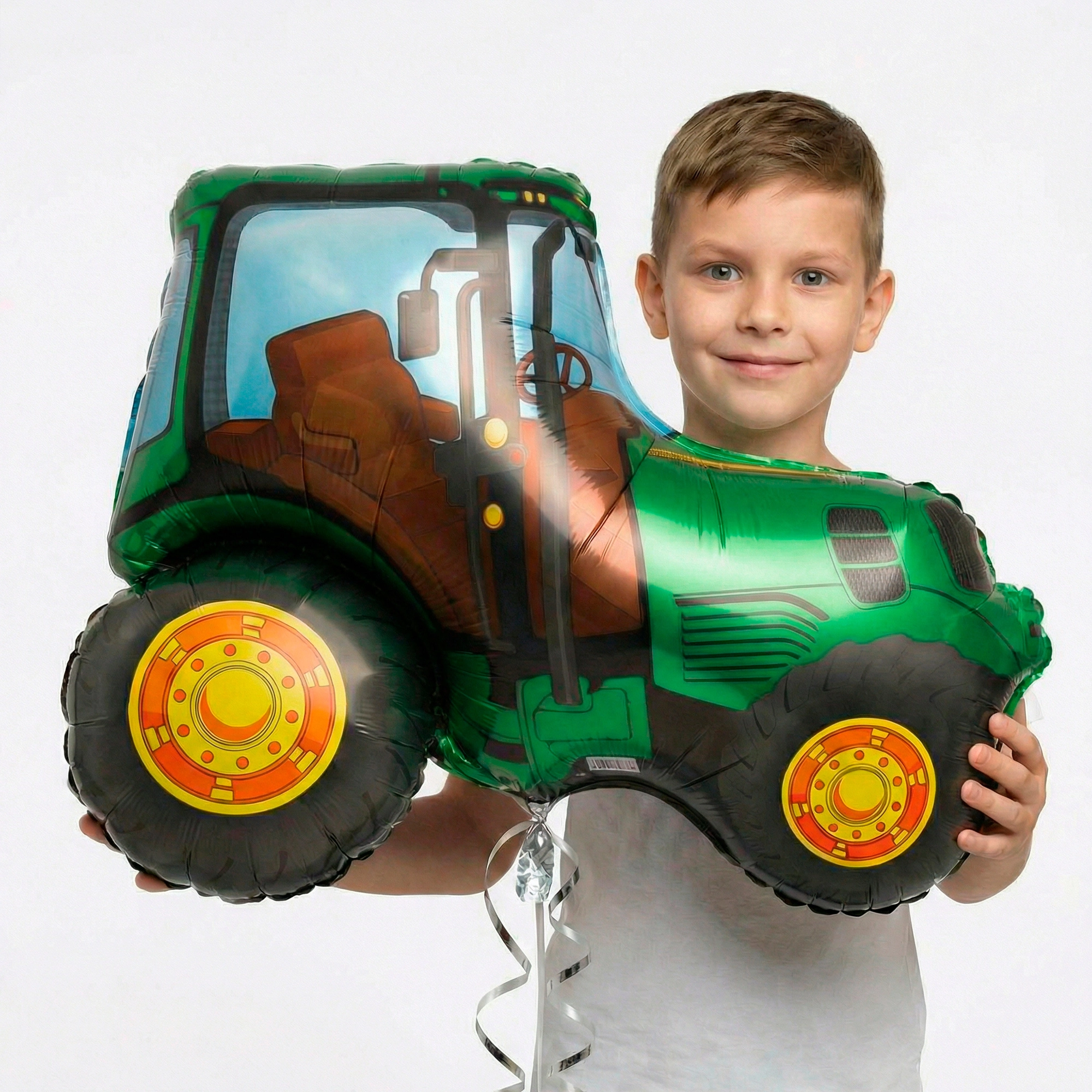 Зелёный трактор