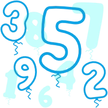 Цифры из шаров Цифры из шаров