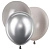 Серебряные воздушные шары