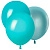 Бирюзовые воздушные шары